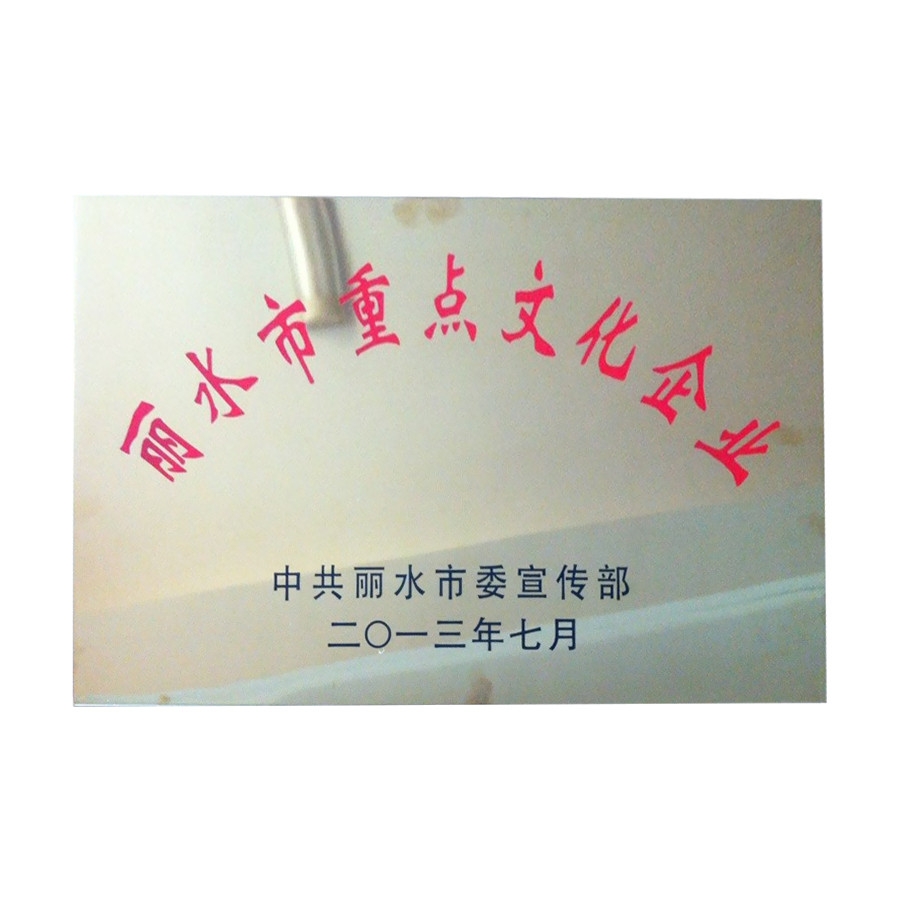 麗水市重點文化企業(yè)